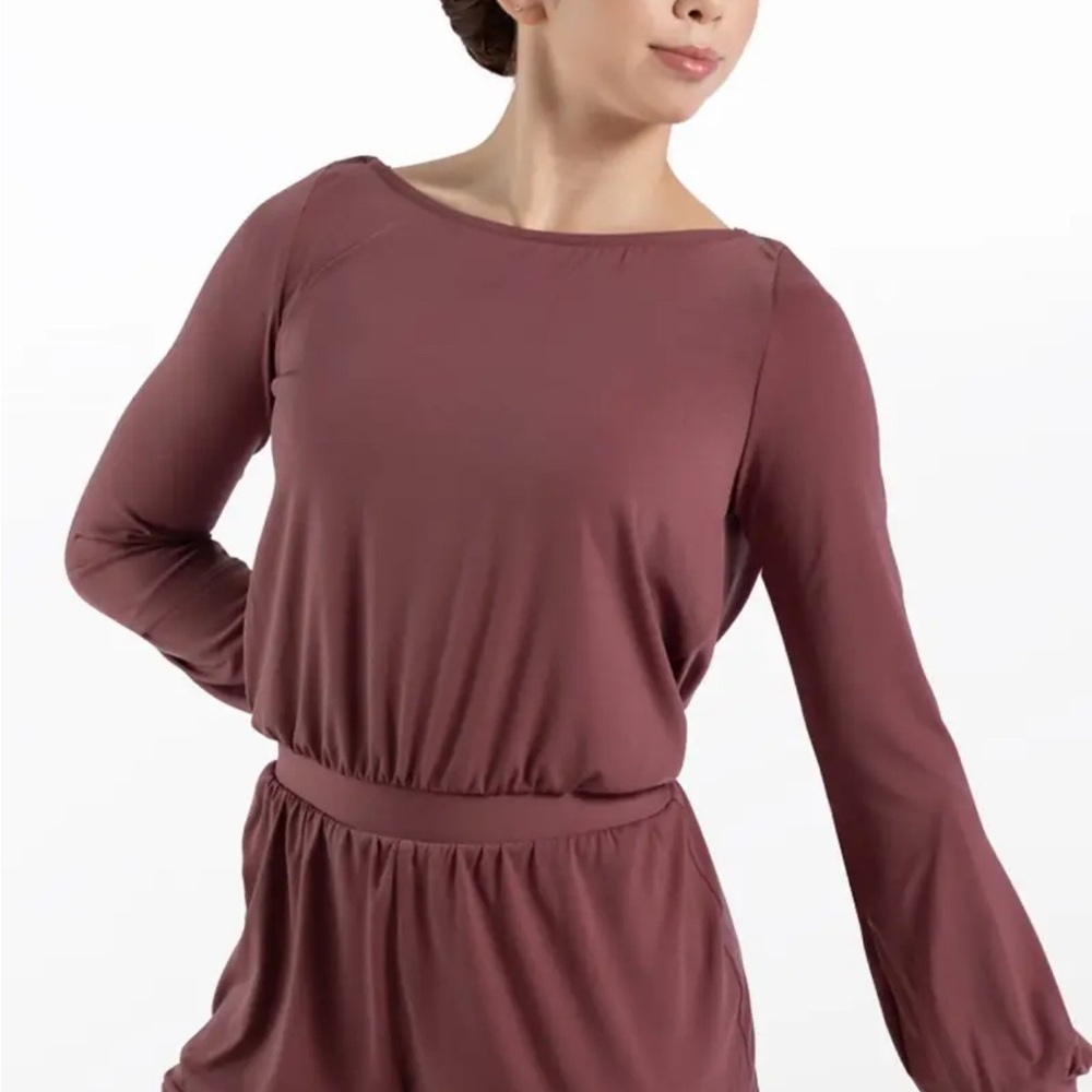 Balera Mauve Long Sleeve Dance Leotard